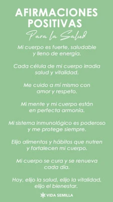 Mejora tu salud mental con afirmaciones positivas