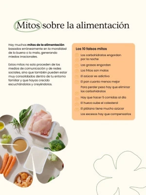 Mitos alimentación que debes conocer
