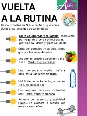 Dar un giro a tu rutina alimentaria