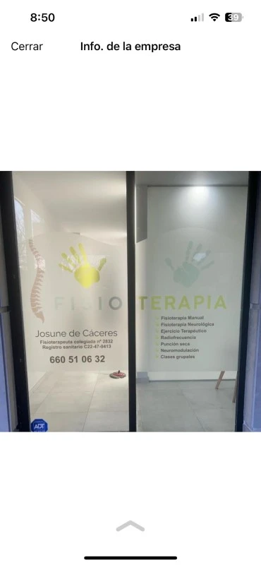 Centro de Fisioterapia Josune de Cáceres
