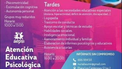 Aepsi Atención educativa y Psicológica infanto juvenil