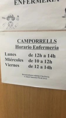 Consultorio Médico de Camporrélls