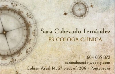 Sara Cabezudo Fernández Psicóloga Clínica